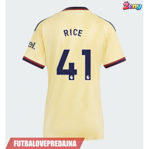 Lacne Ženy Futbalové dres Arsenal Declan Rice #41 2026-27 Krátky Rukáv - Tretina